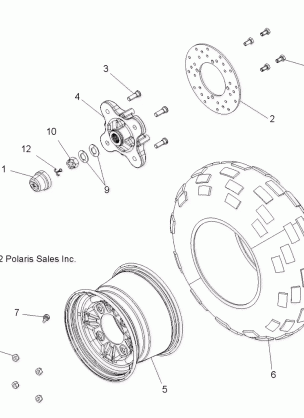 WHEELS REAR - R13UH88AC / AG / AR / UH9EAB / EAR (49RGRWHEELRR13900XP)