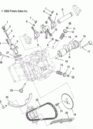 ENGINE CAMSHAFT and VALVES - R13WH50AG / AH / AR / AX (4999203249920324D14)