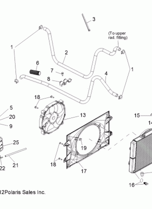 ENGINE COOLING SYSTEM - R13WH50AG / AH / AR / AX (49RGRCOOL13500CREW)