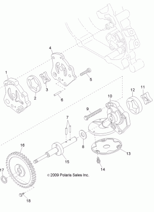 ENGINE OIL PUMP - R13WH50AG / AH / AR / AX (49RGROILPUMP105004X4)