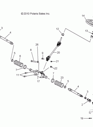 STEERING STEERING ASM. - R13WH50AG / AH / AR / AX (49RGRSTEERING11EV)