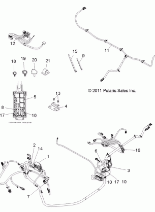 ELECTRICAL WIRE HARNESSES - R13WH50AG / AH / AR / AX (49RGRHARNESS12500CREW)