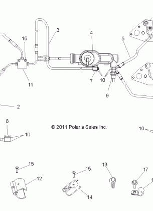 BRAKES BRAKE LINES and MASTER CYLINDER - R12JT87AB / AD / AS / AW / 9EAW (49RGRBRAKELINES12RZRXP900)