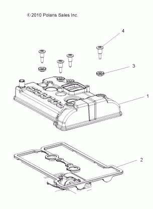 ENGINE VALVE COVER - R12JT87AB / AD / AS / AW / 9EAW (49RGRVALVE11RZR875)