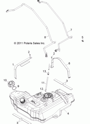 BODY FUEL TANK - R12JT9EFX (49RGRFUEL12RZRXP900)