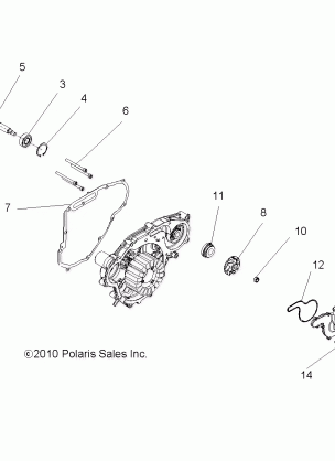 ENGINE OIL PUMP and WATER PUMP - R12VE76FX / FI (49RGROILPUMP11RZRS)