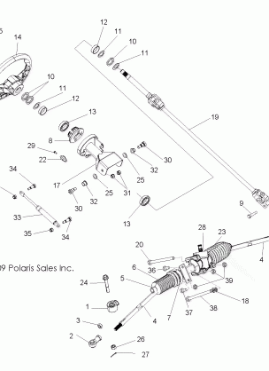 STEERING STEERING ASM. - R12VE76FX / FI (49RGRSTEERING10RZRI)