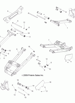 SUSPENSION REAR CONTROL ARMS - R12XE76AD / 7EAB / EAO (49RGRSUSPRR10RZRS4)