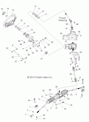 STEERING STEERING ASM. - R12XE7EFX (49RGRSTEERING12RZR4I)