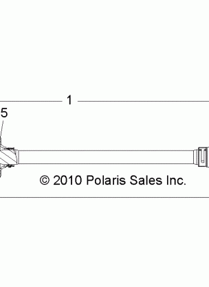 DRIVE TRAIN REAR HALF SHAFT - R12XE7EFX (49RGRSHAFTDRIVERR11RZRS)