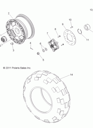 WHEELS REAR - R12XE7EFX (49RGRWHEELRR12RZR4I)