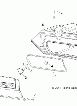 BODY GLOVEBOX - R12XE7EFX (49RGRGLOVEBOX12RZR4I)