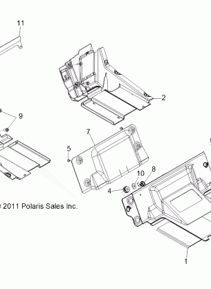 BODY SEAT DIVIDER - R12XT87AA / 9EAS (49RGRSEATDVD12RZRXP4)