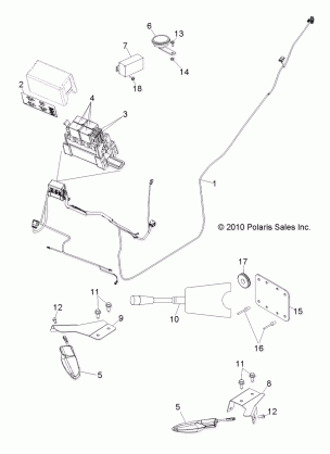 ELECTRICAL TURN SIGNAL - R12RC08LG (49RGRTURNSIG10LSV)