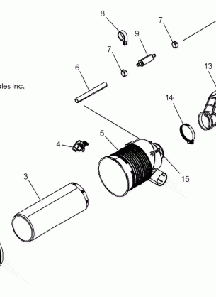 ENGINE AIR INTAKE SYSTEM - R12RH45AG / AH / AR (49RGRAIRBOX10)