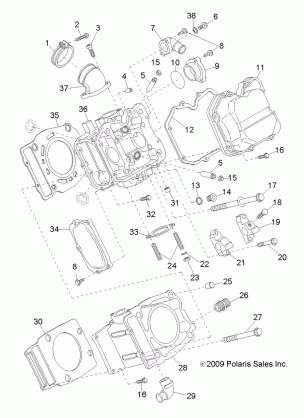 ENGINE CYLINDER - R12RH45AG / AH / AR (49RGRCYLINDER10)