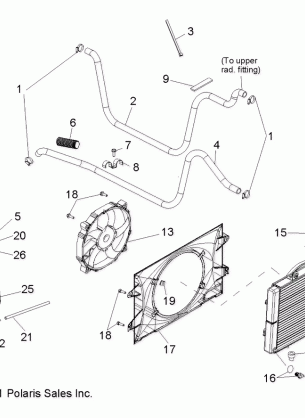 ENGINE COOLING SYSTEM - R12RH50AG / AH / AM / AR / AZ (49RGRCOOL12500)