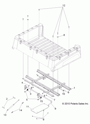 BODY BOX MOUNTING - R12RH50AG / AH / AM / AR / AZ (49RGRBOXMOUNTING11500CREW)