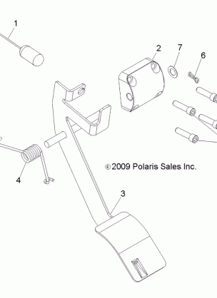 ENGINE THROTTLE PEDAL - R12RH50AG / AH / AM / AR / AZ (49RGRTHROTTLE10)