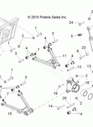 SUSPENSION REAR - R12RH50AG / AH / AM / AR / AZ (49RGRSUSPRR11500EFI)