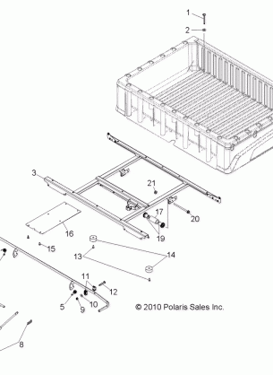 BODY BOX MOUNTING - R12TH76 / TH7E / TX7E ALL OPTIONS (49RGRBOXMOUNTING118004X4)