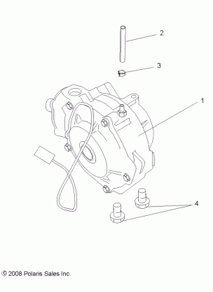 DRIVE TRAIN FRONT GEARCASE - R12TH76 / TH7E / TX7E ALL OPTIONS (49RGRTRANS097004X4)