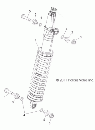 SUSPENSION FRONT SHOCK MOUNTING - R12TH76AI / AIC (49RGRSHOCKMTG12800XP)