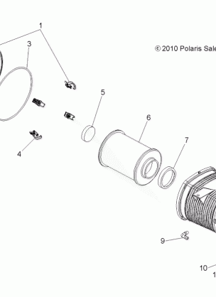 ENGINE AIR INTAKE - R12TH90DG (49RGRAIRINTAKE11DCREW)