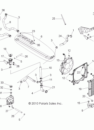 ENGINE COOLING SYSTEM - R11VH76 / VY76 ALL OPTIONS (49RGRCOOL11RZRS)