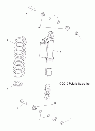 SUSPENSION FRONT SHOCK MOUNTING - R11VH76AI (49RGRSHOCKFRT7043646)