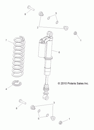 SUSPENSION REAR SHOCK MOUNTING - R11VH76AI (49RGRSHOCKRR7043645)