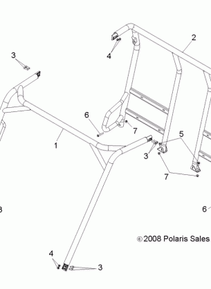 CHASSIS CAB FRAME - R11RC08LG (49RGRFRAME10)