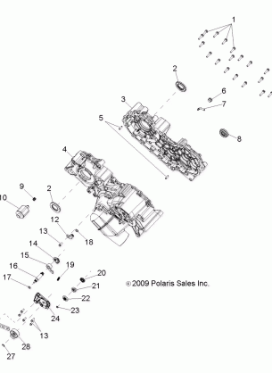 DRIVE TRAIN MAIN GEARCASE - R11RH50AG / AH / AR (49RGRGEARCASE10450)