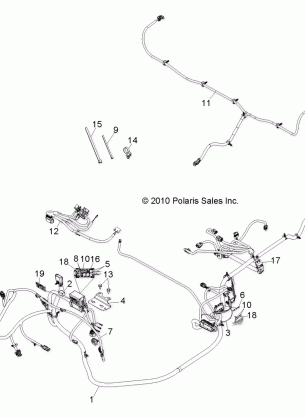 ELECTRICAL WIRE HARNESSES - R11RH50AG / AH / AR (49RGRHARNESS11500EFI)