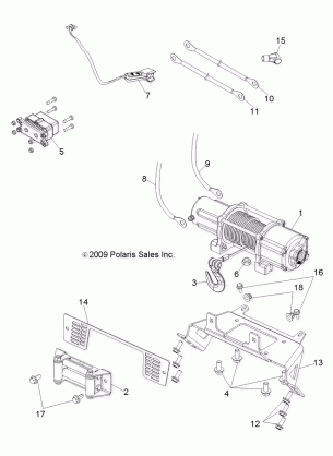 OPTIONS WINCH - R11TH76AB / ABC (49RGRWINCH108004X4)