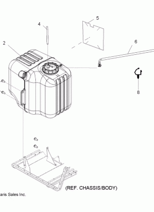 BODY FUEL TANK ASM. - R11WH50AG / AH / AR (49RGRFUEL108004X4)