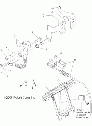 ENGINE THROTTLE PEDAL - R10XH76AA (49RGRTHROTTLEPEDAL10RZRS4)