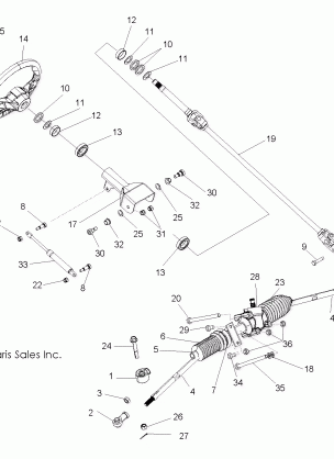 STEERING STEERING ASM. - R10XH76AA (49RGRSTEERING10RZR)