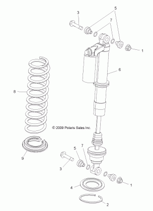 SUSPENSION FRONT SHOCK MOUNTING - R10XH76AA (49RGRSHOCKMTG10RZRS4)