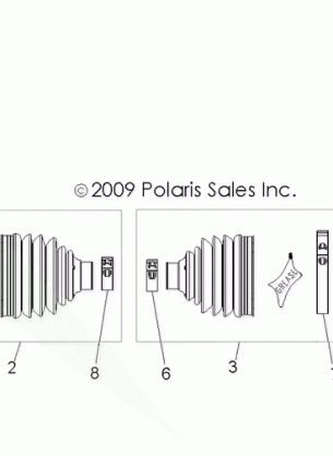 DRIVE TRAIN FRONT DRIVE SHAFT - R10WH76AG / AH / AR / AV / WY76AW / AZ (49RGRSHAFTDRV097004X4)