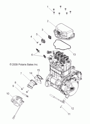 ENGINE THROTTLE BODY and VALVE COVER - R10WH76AG / AH / AR / AV / WY76AW / AZ (49RGRTHROTTLEBODY10800CREW)