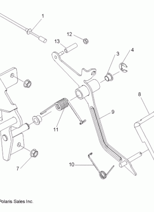 ENGINE THROTTLE PEDAL - R10WH76AG / AH / AR / AV / WY76AW / AZ (49RGRTHROTTLE097004X4)