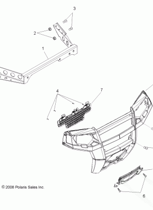 BODY FRONT BUMPER - R10VH76 ALL OPTIONS / VY76AZ (49RGRBUMPER09RZRI)