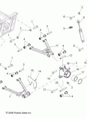 SUSPENSION REAR - R09HH68 / HY68 ALL OPTIONS (49RGRSUSPRR094X4700)