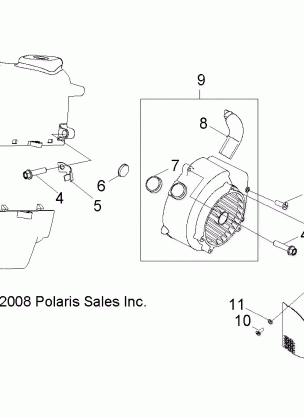 ENGINE COOLING - A09VA17AA / AD (49RGRCOOL09RZR170)