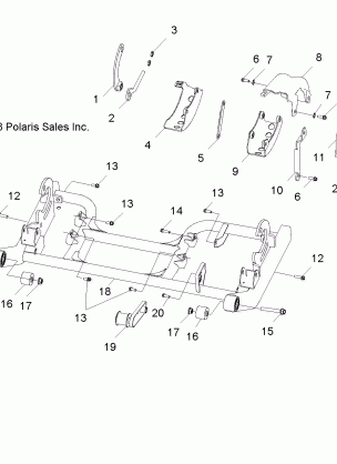 CHASSIS SWING ARM - A09VA17AA / AD (49RGRSWINGARM09RZR170)