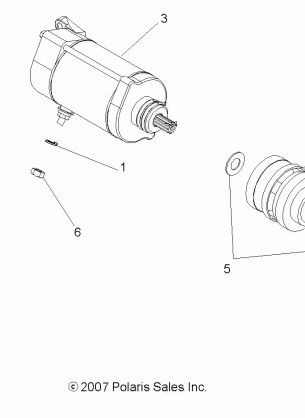 ENGINE STARTING MOTOR - R09VH76 ALL OPTIONS (49ATVSTARTER08VISTA)