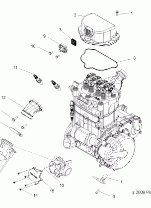 ENGINE THROTTLE BODY and VALVE COVER - R09VH76 ALL OPTIONS (49RGRTHROTTLEBODY08VISTA)