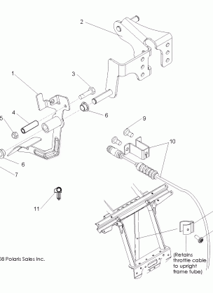 ENGINE THROTTLE PEDAL - R09VH76 ALL OPTIONS (49RGRTHROTTLEPEDAL09RZR)