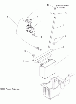 ELECTRICAL BATTERY - R09VH76 ALL OPTIONS (49RGRBATTERY09RZR)